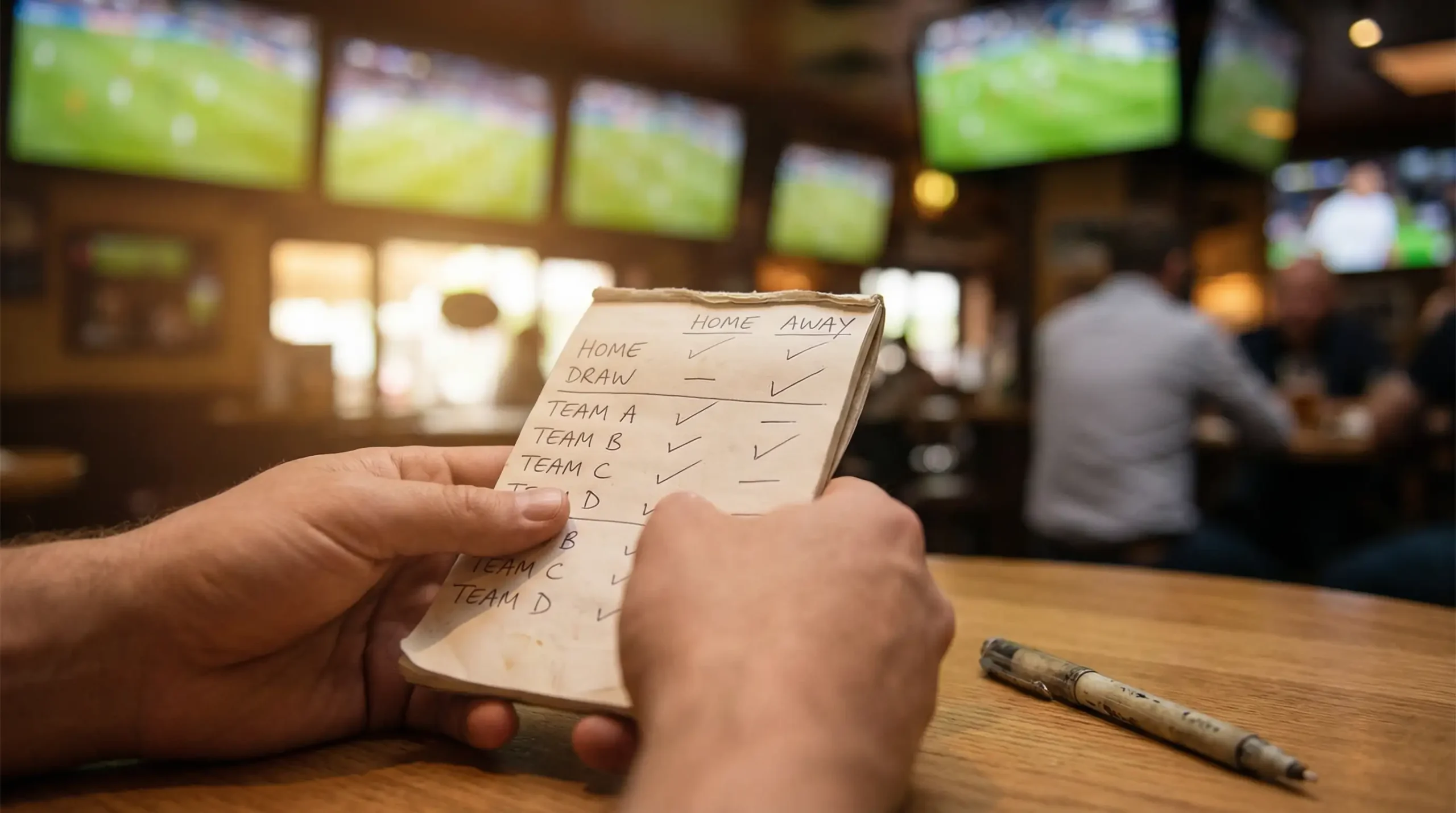 Combinatieweddenschappen voetbal - meerdere wedstrijden op wedformulier